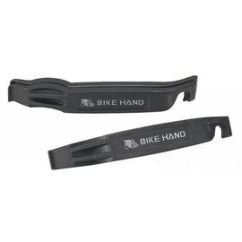 Монтировки BIKEHAND YC-308 высокопрочный пластик, с крючками, черные 3шт, 6-230105, изображение  - НаВелосипеде.рф