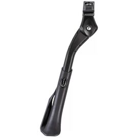 Подножка M-WAVE алюм. 26-29" STRONG R регул. крепл. на перья, подходит к ЭЛЕКТРО ВЕЛО черная, 5-430743, изображение  - НаВелосипеде.рф