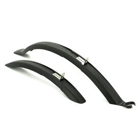 Крылья велосипедные AUTHOR Mudguards AXP-02 X24, 24"-29", ширина 58мм, комплект, пластик, черные, 8-16061603, изображение  - НаВелосипеде.рф