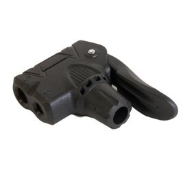 Зажим шланга BEE PUMP, для напольного насоса, под AV/FV-ниппель, пластик, черный, A42, изображение  - НаВелосипеде.рф