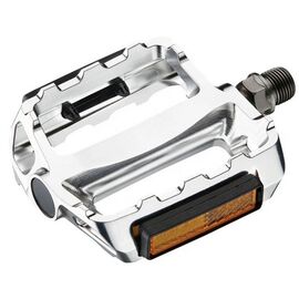 Педали велосипедные VP BMX, алюминиевые, 101 x 79мм, 9/16", серебристые, VP-469, изображение  - НаВелосипеде.рф