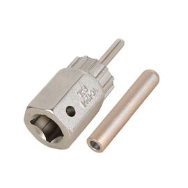 Съемник кассеты BIKEHAND YC-126-6A-10 профи, для втулок с вставной 10мм осью, под ключ на 24 или вороток 1/2, 6-230042, изображение  - НаВелосипеде.рф