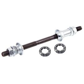 Ось USPORTS зад. Cr-Mo с конус. под гайку 175mm, 3/8" (в сборе: чашки + подшипники + гайки), 00-175270, изображение  - НаВелосипеде.рф