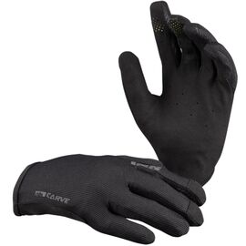 Велоперчатки IXS Carve, длинные пальцы, черные, 2024,472-510-9400-003-M, Вариант УТ-00372327: Размер: M, Цвет: Черный, изображение  - НаВелосипеде.рф