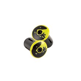 Заглушки руля Lizard Skins Packaged DSP Bar Tape Plugs Neon Yellow, PLUGS182, изображение  - НаВелосипеде.рф