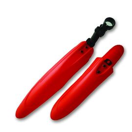 Комплект крыльев Vinca Sport 20", на европодвесе, красный HN 13-1 red, изображение  - НаВелосипеде.рф