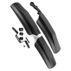 Крылья велосипедные Vinca Sport, широкие, комплект, 20"-26", черные, HN 58 OEM, изображение  - НаВелосипеде.рф