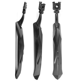 Крылья велосипедные Vinca Sport, комплект, 24-27.5", пластик, черный, HN 59 OEM, изображение  - НаВелосипеде.рф