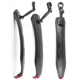 Крылья велосипедные Vinca Sport, 24-26", комплект, черный, HN 77 OEM, изображение  - НаВелосипеде.рф