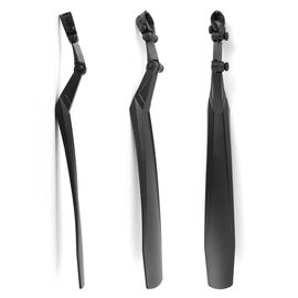 Крылья велосипедные Vinca Sport 24-26", комплект, черный, HN 82 OEM, изображение  - НаВелосипеде.рф