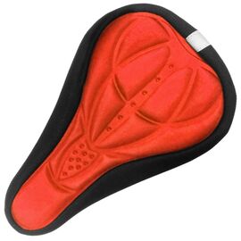 Накладка на седло Vinca Sport XD 10, гелевая, красный, размер 285х175мм, XD 10 Red, изображение  - НаВелосипеде.рф