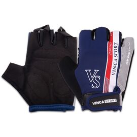 Перчатки велосипедные VINCA SPORT Donato, синие, VG 910 Donato, Вариант УТ-00276111: Размер: L, изображение  - НаВелосипеде.рф