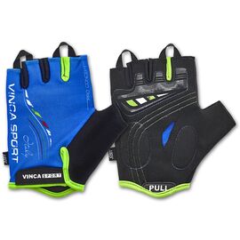 Велоперчатки Vinca Sport, VG 934 blue italy, Вариант УТ-00010929: Размер: L, изображение  - НаВелосипеде.рф