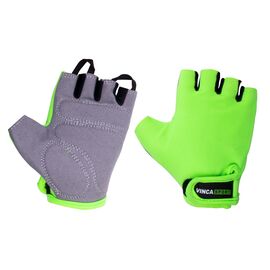 Перчатки велосипедные Vinca Sport, зеленые, VG 948, Вариант УТ-00276159: Размер: L, изображение  - НаВелосипеде.рф