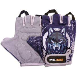 Велоперчатки Vinca Sport, WOLF, синие, VG 986 Wolf, Вариант УТ-00318238: L, изображение  - НаВелосипеде.рф