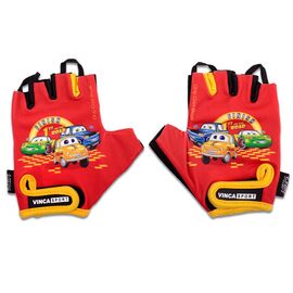 Велоперчатки детские Vinca sport, красные, VG 940 child cars, Вариант УТ-00021882: Размер: 3XS, изображение  - НаВелосипеде.рф