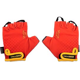 Велоперчатки детские Vinca Sport Skater, оранжевый/желтый, 2019, VG 969 Skater , Вариант УТ-00126844: Размер: 3XS, изображение  - НаВелосипеде.рф