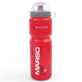Фляга велосипедная Vinca sport, с защитой от пыли, 750 мл, красный,  VSB 21 marso, изображение  - НаВелосипеде.рф