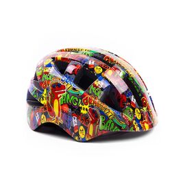 Велошлем детский Vinca Sport, IN-MOLD, с регулировкой, рисунок - "Граффити", VSH 8 Graffiti  , Вариант УТ-00318355: M (52-56см), изображение  - НаВелосипеде.рф