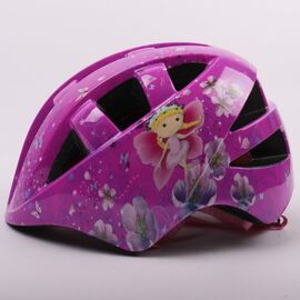 Велошлем детский Vinca Sport, IN-MOLD, с регулировкой, рисунок - "Мила", VSH 8 Mila, Вариант УТ-00318353: M (52-56см), изображение  - НаВелосипеде.рф