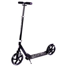 Самокат Vinca Sport для взрослых  регулируемый, PU колеса 200мм, ABEC 7, дека 540х113мм, черный, VSP 10 Rock, изображение  - НаВелосипеде.рф