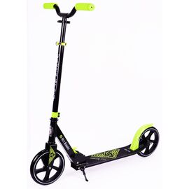 Самокат Vinca Sport, складной, цельный руль, PUколеса 200мм, алюминий, сталь, ABEC 7, черный, VSP 10-1 Celt, изображение  - НаВелосипеде.рф