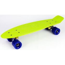 Доска-круизер Vinca Sport, 22,5 мм*6", лайм/синий, DS 01 lime/blue, изображение  - НаВелосипеде.рф