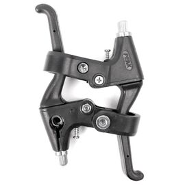 Тормозные ручки Vinca Sport, пластик/сталь, под 3 пальца, черные, VB 50 black, изображение  - НаВелосипеде.рф