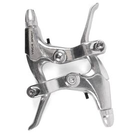 Тормозные ручки Vinca Sport (пара), алюминий, серебро, рычаги-серебро, VB 51 silver, изображение  - НаВелосипеде.рф