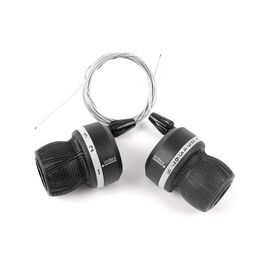 Шифтеры индексные Vinca Sport, на 24 (3х8) скоростей, c комплектующими, KDSG 03A 3SI/8SI, изображение  - НаВелосипеде.рф