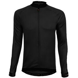 Велоджерси с рукавом Funkier Parma-2-LW J-930-LW Black Men Active LS Thermal Microfleece Warm Breathable, черная, 12-191, Вариант УТ-00374040: Размер: S. Цвет: черный, изображение  - НаВелосипеде.рф