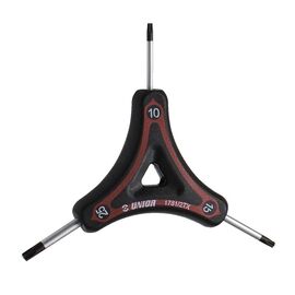 Ключ UNIOR TORX, трехсторонний, с профилем, 10х15х25 красный, 1781/2TX-US , изображение  - НаВелосипеде.рф