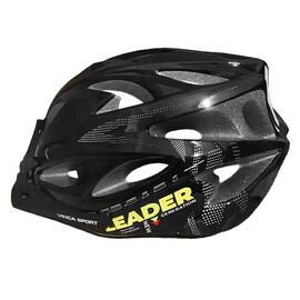 Шлем взрослый Vinca Sport IN-MOLD,  черный, VSH 25 Leader black, Вариант УТ-00374113: Размер: L (58 62), изображение  - НаВелосипеде.рф