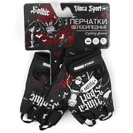 Перчатки велосипедные Vinca Sport, детские, черные, Gotik, VG 805 Gotic, Вариант УТ-00374122: Размер: 4XS, изображение  - НаВелосипеде.рф