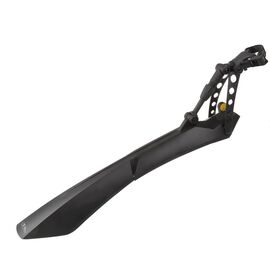 Крыло M-WAVE MUD MAX QR.R II пластик. 26"-29" заднее б/сьемное, на подседельный штырь Ø24-36мм, черное, 5-385071, изображение  - НаВелосипеде.рф