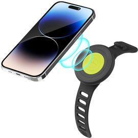 Держатель для смартфона BONE Magnetic Fitness Phone Mount, магнитный, противоскользящий, на руль, черный, 07-230110, изображение  - НаВелосипеде.рф