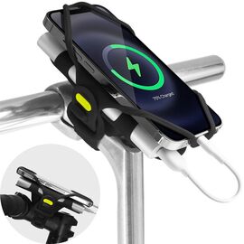 Держатель для смартфона BONE BIKE TIE PRO PACK 2, силиконовый, на вынос, универсальный, черный, 07-211010, изображение  - НаВелосипеде.рф