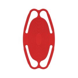 Держатель BONE BIKE TIE 5 Red, силиконовый, на руль, универсальный, антивибрационный материал, 07-240511, изображение  - НаВелосипеде.рф