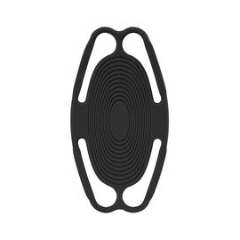 Держатель BONE BIKE TIE 5 PRO Black, силиконовый, на вынос, универсальный, антивибрационный материал, 07-240520, изображение  - НаВелосипеде.рф