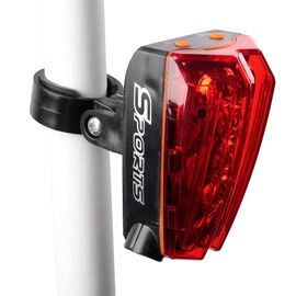 Фонарь велосипедный, Vinca sport,  задний с лазерным лучом, с батарейками,VL 5003, изображение  - НаВелосипеде.рф