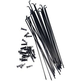 Спицы велосипедные COLONY Spokes Pack черные, комплект 20 шт. 03-002284, Вариант УТ-00374394: Рахмер: 2.0*182mm. Цвет: черный. , изображение  - НаВелосипеде.рф