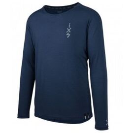 Велоджерси IXS Flow Merino LS. синий, 2024, 473-510-4370-047-L, Вариант УТ-00374402: Размер: M, изображение  - НаВелосипеде.рф