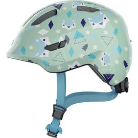 Велошлем ABUS Smiley 3.0 детский, 240гр, 8отв, сетка от насекомых, зеленый, 05-0067256, изображение  - НаВелосипеде.рф
