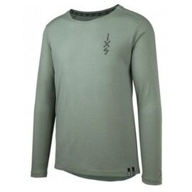 Велоджерси IXS Flow Merino LS, зеленый, 2024, 473-510-4370-170-L , Вариант УТ-00374403: Размер: S, изображение  - НаВелосипеде.рф