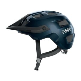 Велошлем ABUS MODROP 14 отверстий, сетка от насекомых, 330гр, синий, 05-0064863, Вариант УТ-00374378: Размер: M (54-58 см ), изображение  - НаВелосипеде.рф