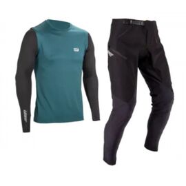 Комплект велоджерси/велоштаны Leatt Ride Kit MTB 1.0, Teal, 2025, 5025104902, Вариант УТ-00374716: Размер: L, изображение  - НаВелосипеде.рф