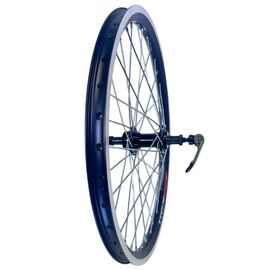 Колесо заднее TRIX 20", обод алюминиевый, двойной, 36H, 406х19,4/25х21,4мм, анодированный, черный. D23-20-black-14627, изображение  - НаВелосипеде.рф