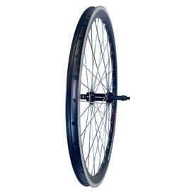 Колесо заднее TRIX 24", обод алюминиевый, двойной, 36H, фрезерованный, 507х19.6/25х29,5мм, черный, D1-24-black-14887, изображение  - НаВелосипеде.рф