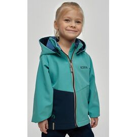 Куртка детская NORPPA MANA KID'S SOFTSHELL JKT, мята, 100109, Вариант УТ-00376183: Рост: 100, изображение  - НаВелосипеде.рф