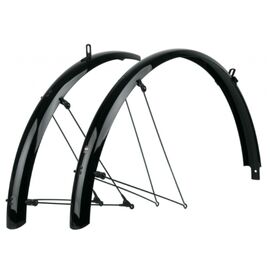 Комплект велосипедных крыльев SKS BLUEMELS BASIC 28", 55 мм, 11815, изображение  - НаВелосипеде.рф